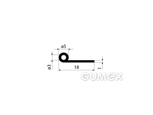 GUMMIPROFILE P-FORM - EPDM